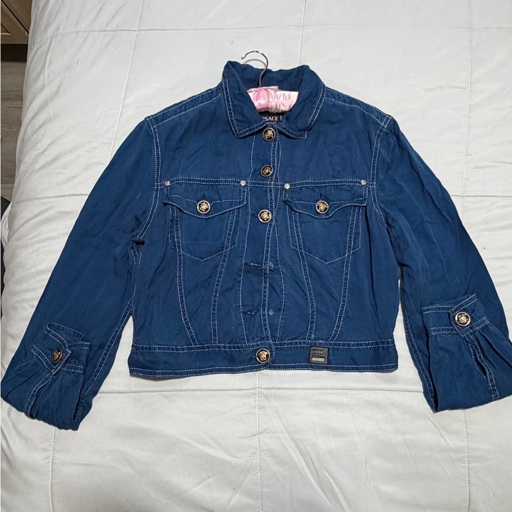 Versace Medusa Button Top